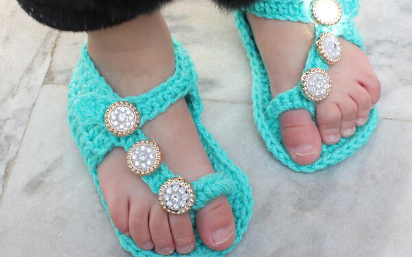 Stylish Casual Baby Sandals Pattern Stylish Casual Baby Sandals Pattern