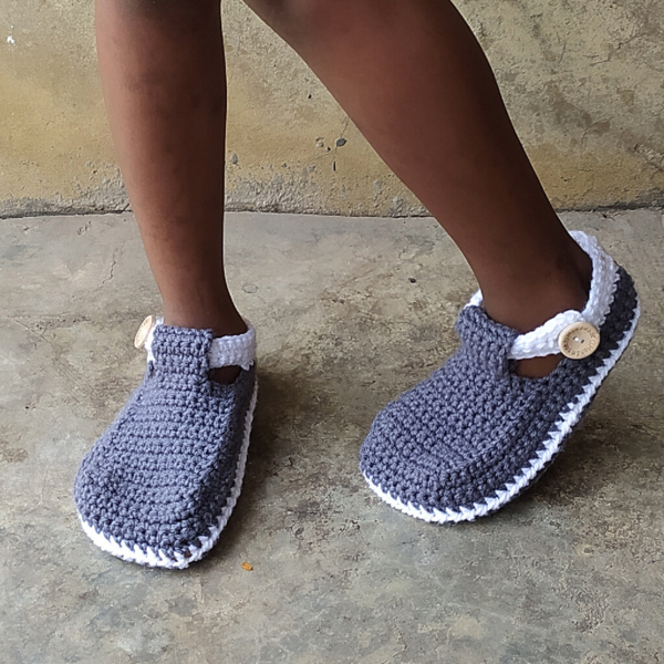 Crochet Kids Sandals Worked Flat Crochet Kids Sandals Worked Flat