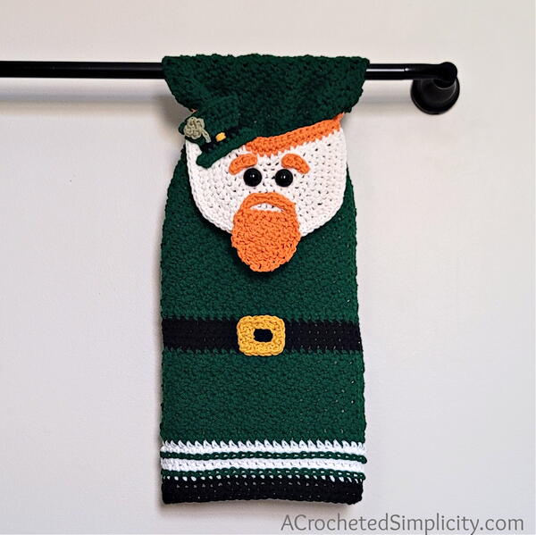 Leprechaun Kitchen Hand Towel Leprechaun Kitchen Hand Towel