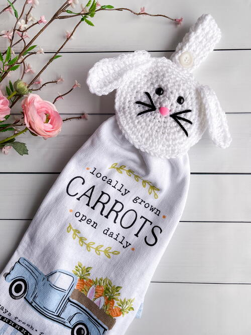 Bunny Towel Topper Bunny Towel Topper