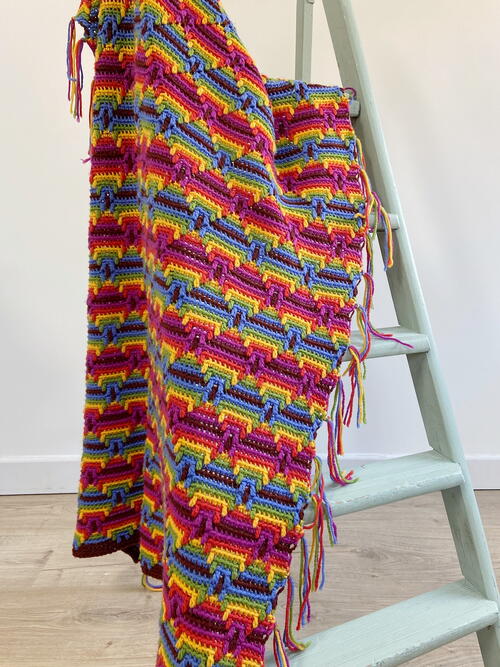 Diamond Crochet Blanket Diamond Crochet Blanket