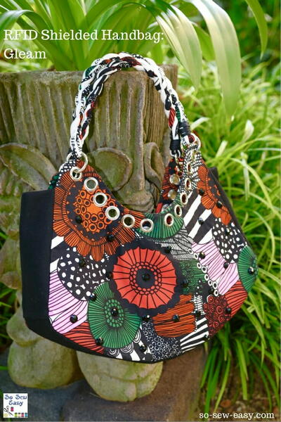 Rfid Shielded Handbag Free Sewing Pattern And Tutorial Rfid Shielded Handbag Free Sewing Pattern And Tutorial
