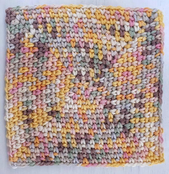 Moss Stitch In A Square Dishcloth Moss Stitch In A Square Dishcloth