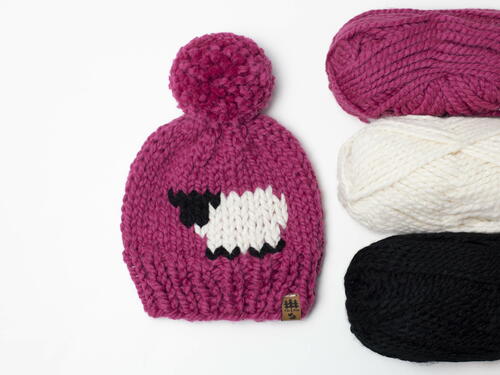Sheep Beanie Toque Pompom Hat Sheep Beanie Toque Pompom Hat