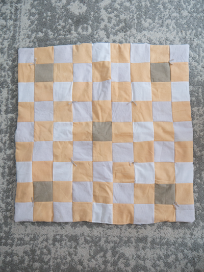 Quilted Playmat Made With Naturally Dyed Scraps