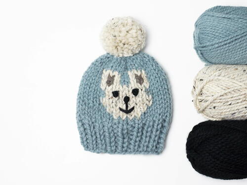 Winter Hat Bear Beanie Pompom Toque Winter Hat Bear Beanie Pompom Toque