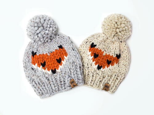 Fox Hat Pompom Toque Fox Hat Pompom Toque