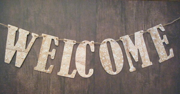 Simple Welcome Sign Simple Welcome Sign