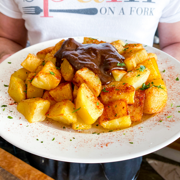 Spanish Brave Potatoes Spicy Potatoes With Black Aioli Paprika Spanish Brave Potatoes | Spicy Potatoes With Black Aioli & Paprika