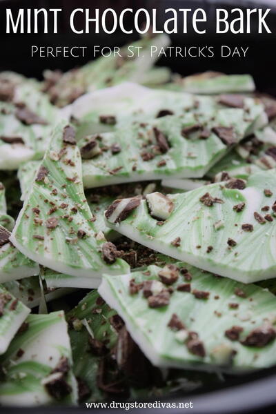 Mint Chocolate Candy Bark Mint Chocolate Candy Bark