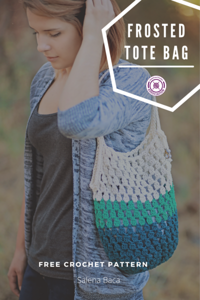 Frosted Tote Bag: Set Of 2 Easy Crochet Bag Patterns