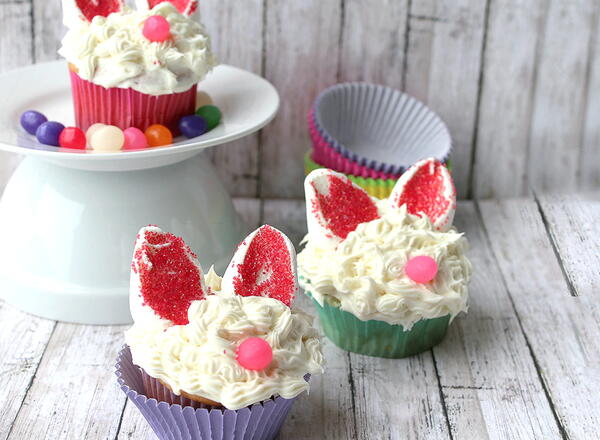 Easy Easter Bunny Cupcakes Easy Easter Bunny Cupcakes