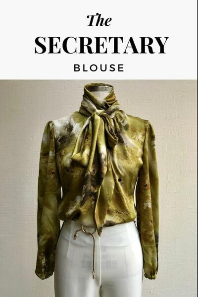 Secretary Blouse Pattern Secretary Blouse Pattern