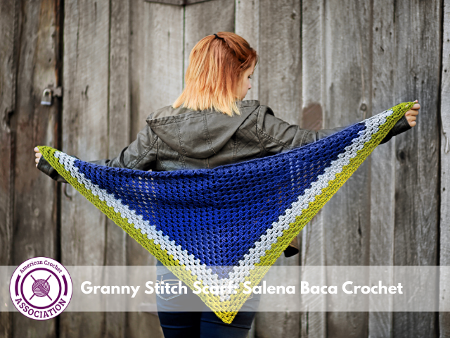 Granny Stitch Scarf: Easy Crochet Pattern