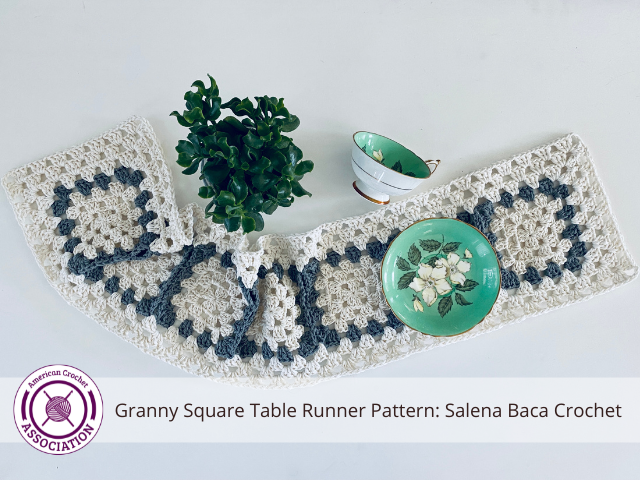 Granny Square Table Runner: Quick & Easy Crochet Pattern