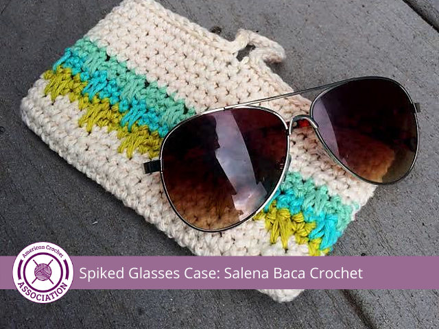 Spiked Glasses Case Crochet Pattern Spiked Glasses Case: Crochet Pattern