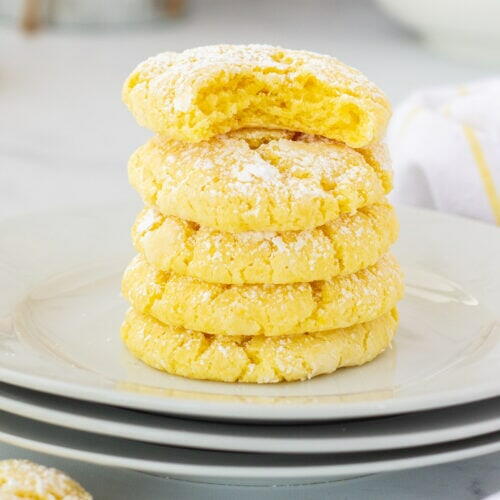 Lemon Cake Mix Cookies