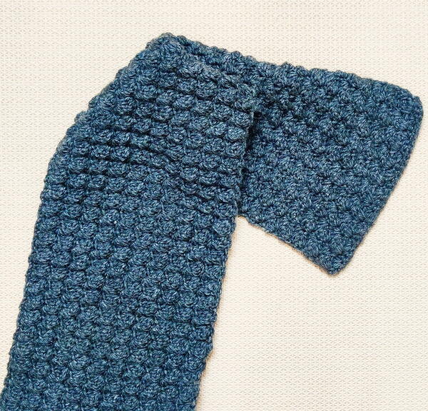 Easy Textured Crochet Scarf Pattern