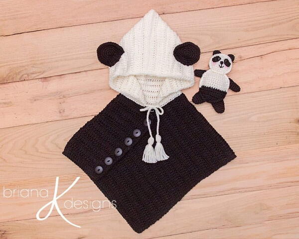 Panda Bear Poncho And Buddy Panda Bear Poncho And Buddy