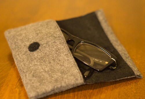 Monogrammed DIY Glasses Case Monogrammed DIY Glasses Case