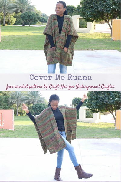 Cover Me Ruana By Craft-her Cover Me Ruana By Craft-her
