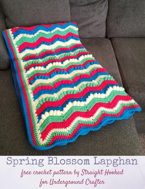 Spring Blossom Lapghan By Straight Hooked Spring Blossom Lapghan By Straight Hooked