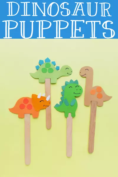 Paper Dinosaur Puppet Craft Paper Dinosaur Puppet Craft