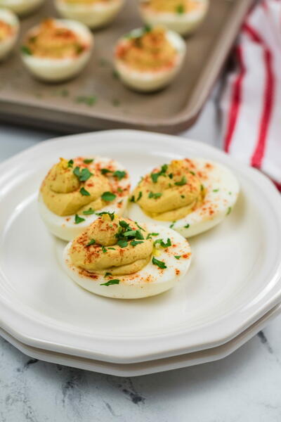 Hummus Deviled Eggs Hummus Deviled Eggs