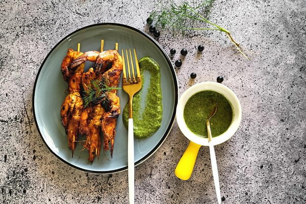 Shrimp On The Grill Indian Style Shrimp On The Grill Indian Style