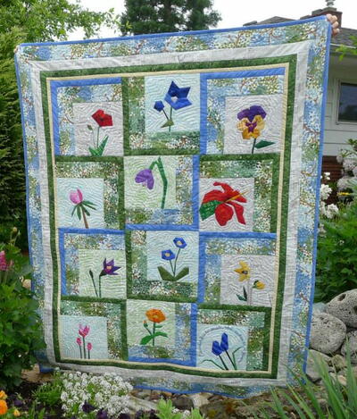 Dorothy's Flower Garden Quilt