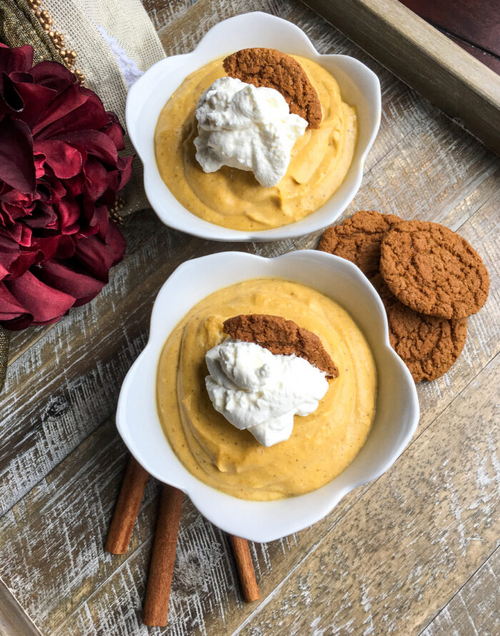 Creamy Pumpkin Mousse With Maple Whipped Cream Creamy Pumpkin Mousse With Maple Whipped Cream