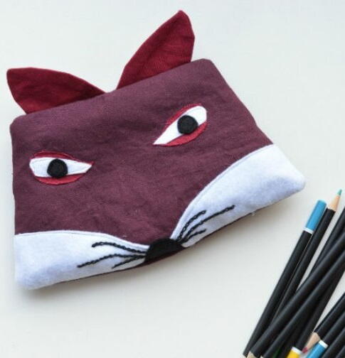 Fox Pencil Case Pattern Fox Pencil Case Pattern