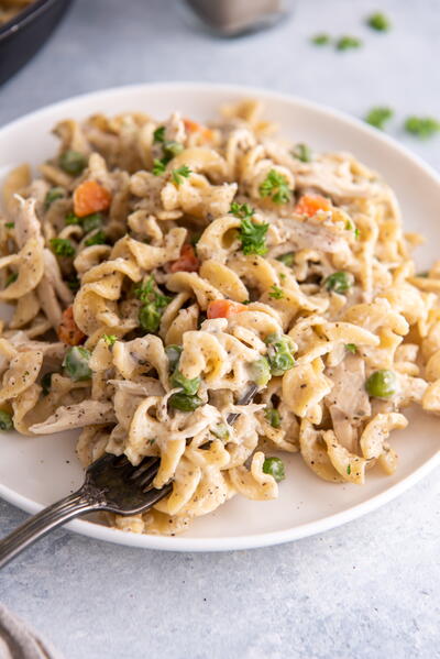 Chicken Pot Pie Noodles Chicken Pot Pie Noodles