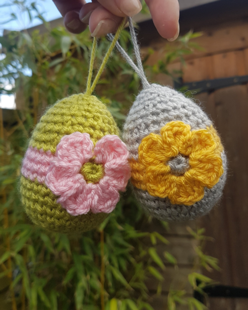 Flower Easter Egg Free Crochet Pattern Flower Easter Egg Free Crochet Pattern