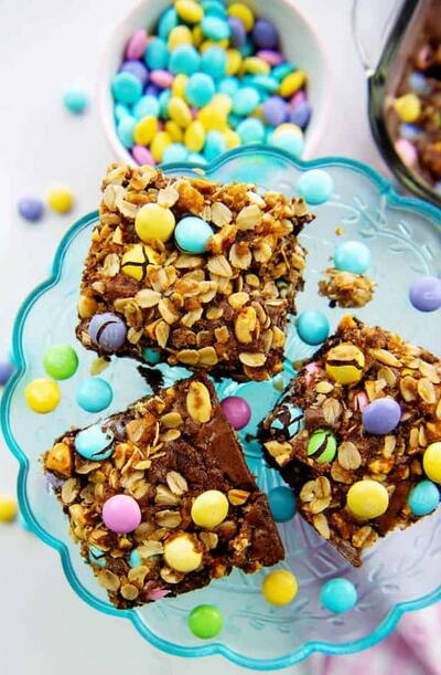 Easy Easter Oatmeal Brownies Easy Easter Oatmeal Brownies