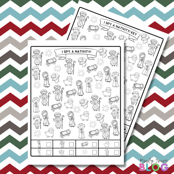 Free Printable I-spy Nativity Game Free Printable I-spy Nativity Game