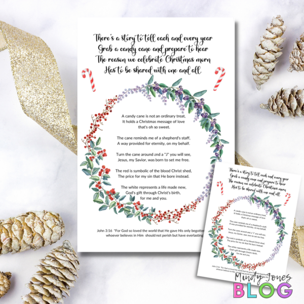 Free Printable Candy Cane Poem Free Printable Candy Cane Poem