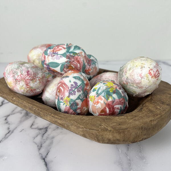 Decoupage Easter Eggs Decoupage Easter Eggs