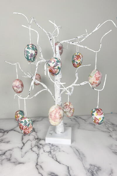 Decoupage Easter Eggs Decoupage Easter Eggs