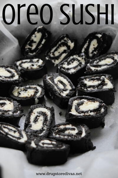 Oreo Sushi Rolls Oreo Sushi Rolls