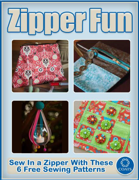 Zipper Fun: Sew in a Zipper With These 6 Sewing Patterns Free eBook