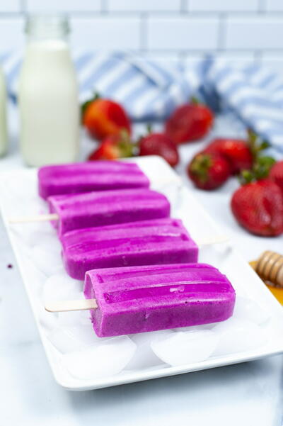 Dragon Fruit Popsicle Dragon Fruit Popsicle