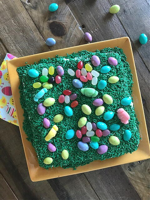 Easter Egg Hunt Cake Easter Egg Hunt Cake