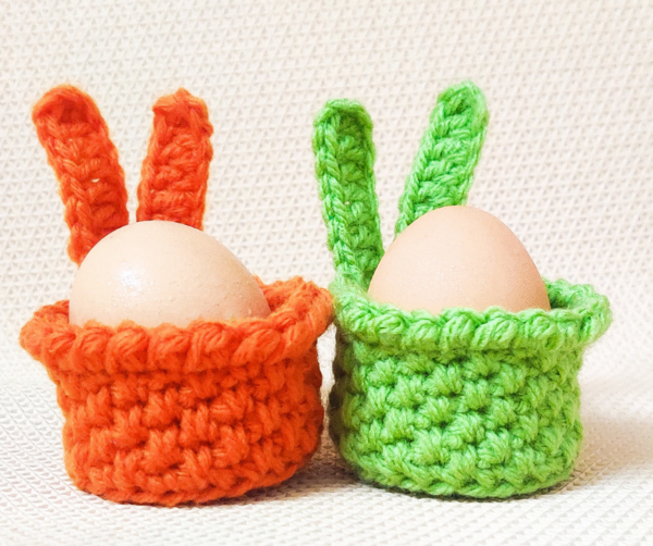 Crochet Mini Easter Egg Bunny Basket Crochet Mini Easter Egg Bunny Basket