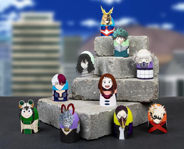 My Hero Academia Printable Easter Egg Costumes My Hero Academia Printable Easter Egg Costumes