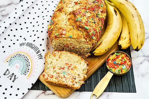 Fruity Pebbles Banana Bread Recipe Fruity Pebbles Banana Bread Recipe