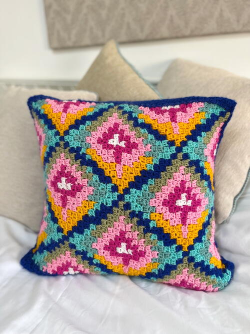 Colourful C2c Pillow Colourful C2c Pillow