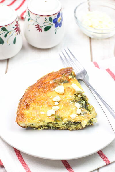 Frittata With Spinach And Feta