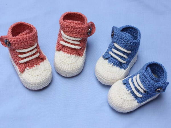 Baby Sneakers Shoesbooties Pattern Baby Sneakers Shoes/booties Pattern
