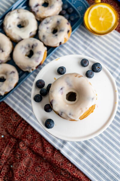 Baked Blueberry Donuts Baked Blueberry Donuts